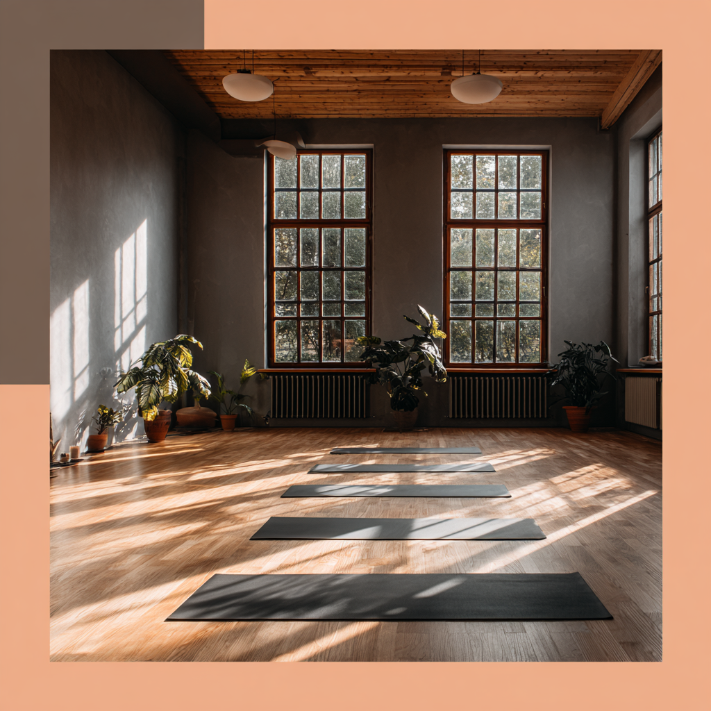 Інструктор йоги демонструє асану